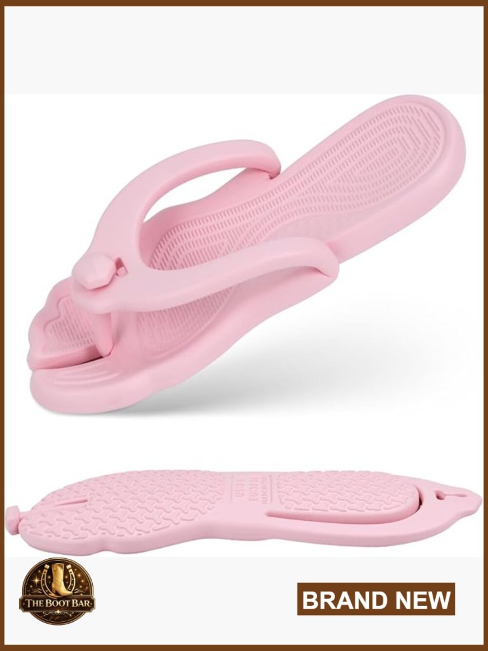 Foldable Travel Slippers Non-Slip Quick-Dry Shower Shoes Sandals